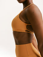 Cross Back Bra Orange