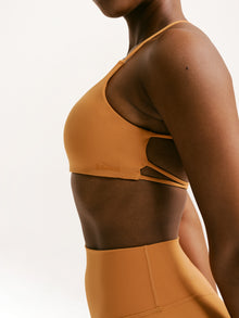 Cross Back Bra Orange